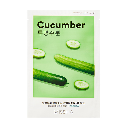 MISSHA Airy Fit Sheet Mask (Cucumber) – Plátienková maska s výťažkom z uhorky