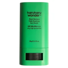 HARUHARU WONDER Black Bamboo Daily Soothing Sun Shield SPF50+ PA++++ - Upokojujúca opaľovacia tyčinka s čiernym bambusom
