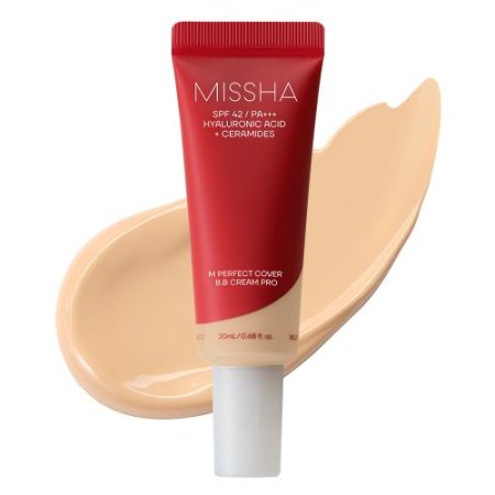 MISSHA M Perfect Cover BB Cream PRO 20 ml - Hydratační BB krém s UV ochranou - Odstín: No.27  Honey Beige