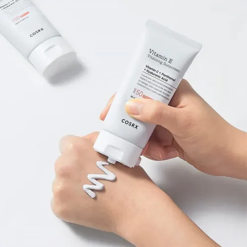 COSRX Vitamin E Vitalizing Sunscreen SPF 50 - Revitalizační opalovací krém s vitamínem E