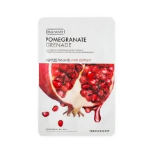 THE FACE SHOP Real Nature Face Mask Pomegranate - Hydratační a zpevňující plátýnková maska