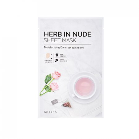 MISSHA Herb In Nude Sheet Mask (Moisturizing Care) – Bylinná plátienková maska s hydratačným účinkom