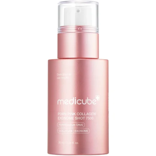 MEDICUBE PDRN Pink Exosome Shot Serum 7500 - Intenzívne sérum s PDRN, exozómami a mikroihličkovým efektom