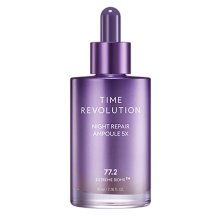 TIME REVOLUTION Night Repair Ampoule 5X - Protivrásková ampule s probiotiky a ceramidy