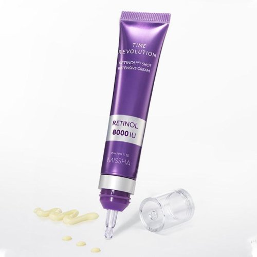 MISSHA Time Revolution Retinol 8000 Shot Intensive Cream - Intenzívny krém s retinolom