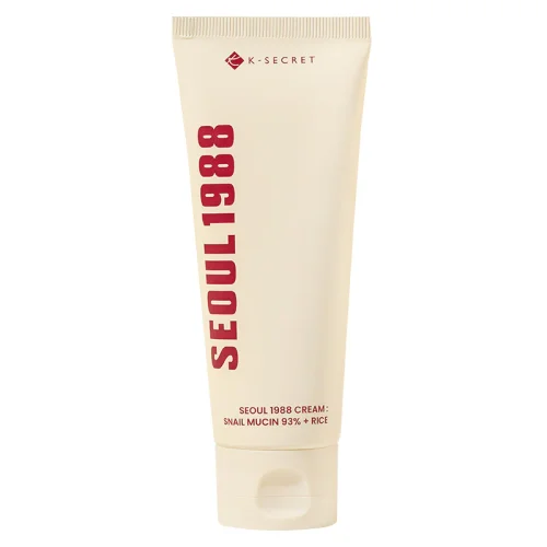 KSECRET SEOUL 1988 Cream Snail Mucin 93% + Rice – Hydratační a regenerační krém se šnečím mucinem