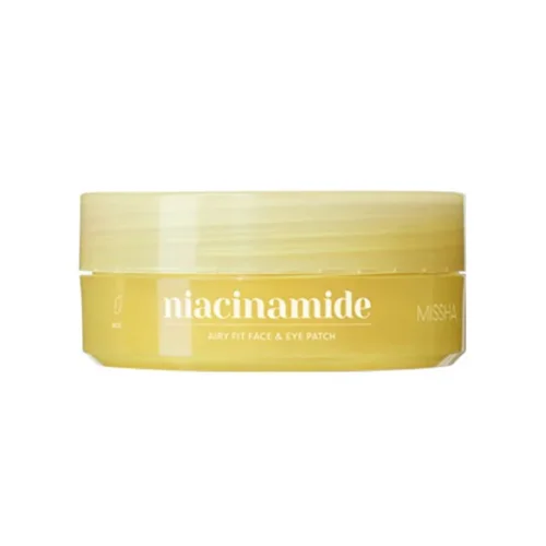 MISSHA Airy Fit Niacinamide Brightening Face & Eye Patch - Rozjasňující polštářky na obličej a oční okolí s niacinamidem