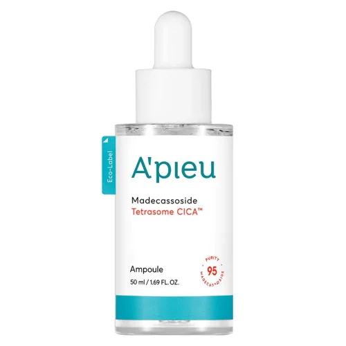 A'PIEU Madecassoside Tetrasome CICA Ampoule - Upokojujúce a hydratačné sérum s madecassosidom