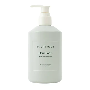 BOUTIJOUR Fleur Lotus Body & Hand Wash - Mycí gel na ruce a tělo s exfoliačním účinkem