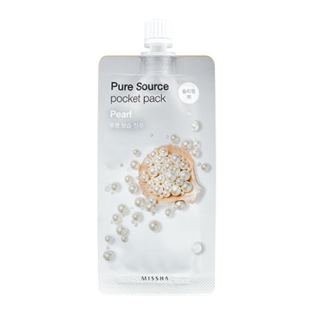 MISSHA Pure Source Pocket Pack (Pearl) – Noční hydratační maska s extraktem z perel