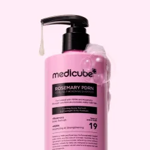 MEDICUBE Rosemary PDRN Cooling Thickening Shampoo - Osviežujúci šampón proti vypadávaniu vlasov