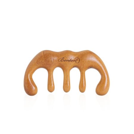 BENTON Scalp Brush Massager - Dřevěný masážní hřeben na pokožku