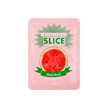 A'PIEU Watermelon Slice Sheet Mask – Plátýnková maska pro hydrataci a zklidnění