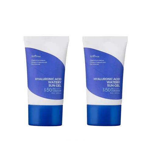 ISNTREE Hyaluronic Acid Watery Sun Gél Set - Sada hydratačných opaľovacích gélov