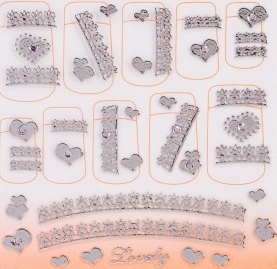 MISSHA Lovely Nail Design Sticker No.14 - Samolepky na nehty