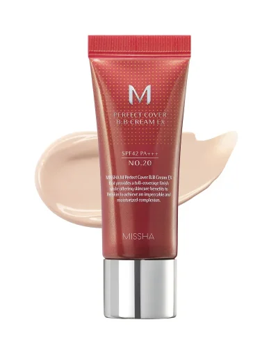 MISSHA M Perfect Cover BB Cream EX - Hydratačný BB krém s UV ochranou - Odtieň: No.20 Cool Beige
