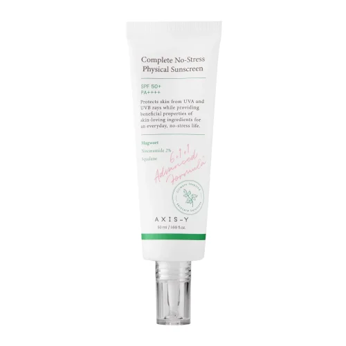 AXIS - Y Complete No-Stress Physical Sunscreen SPF50+/PA++++ - Lehký SPF krém s minerálními filtry