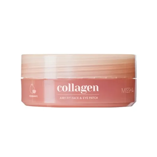MISSHA Airy Fit Collagen Lifting Face & Eye Patch - Hydrogelové liftingové polštářky na tvář a oční okolí