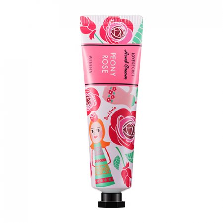 MISSHA Love Secret Hand Cream (Peony Rose) - Hydratačný krém na ruky s vôňou ruže