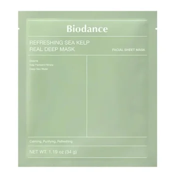 BIODANCE Refreshing Sea Kelp Real Deep Mask - Hĺbkovo hydratačná maska ​​z morských rias
