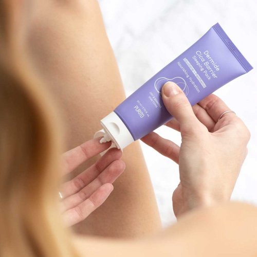 PURITO Dermide Cica Barrier Sleeping Pack - Krémová nočná maska ​​na posilnenie pleti
