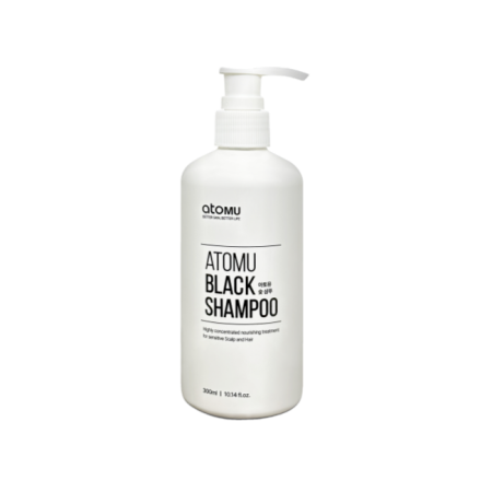 ATOMU Black Shampoo – Jemný šampon s korejským aktivním uhlím