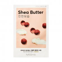 MISSHA Airy Fit Sheet Mask (Shea Butter) – Plátýnková maska s výtažkem bambuckého másla