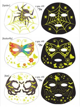 MISSHA Nightglow Mask (Spider) - Pleťová maska s fluorescenčným efektom