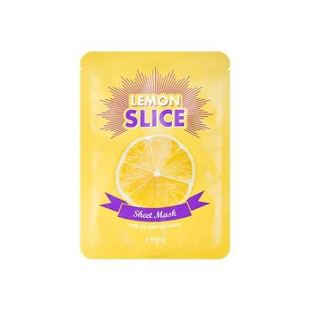 A'PIEU Lemon Slice Sheet Mask – Plátýnková maska pro hydrataci a odstranění odumřelých buněk