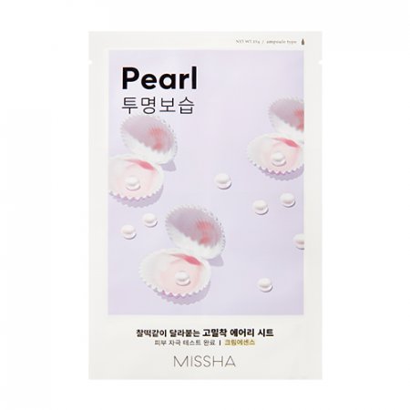 MISSHA Airy Fit Sheet Mask (Pearl) – Plátýnková maska s výtažkem z perel
