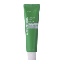 NINE LESS A‑Control Azelaic Acid Cream - Krém s 10 % azelaovou kyselinou na akné