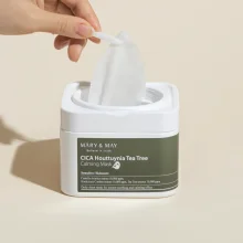 MARY&MAY Cica Houttuynia Tea Tree Calming Mask - Jednorazové upokojujúce masky s tea tree (30 ks)
