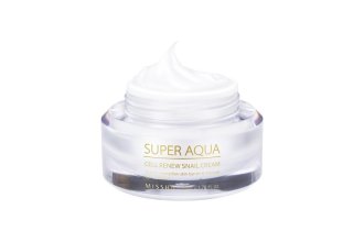 SUPER AQUA Cell Renew Snail Cream - Vysoce hydratační krém se šnečím extraktem