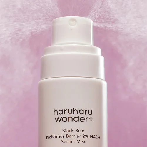 HARUHARU WONDER Black Rice Probiotics Barrier 2% NAD + Serum Mist - Regeneračná sérum hmla s NAD+ a probiotikami