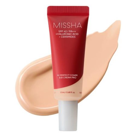 MISSHA M Perfect Cover BB Cream PRO 20 ml - Hydratační BB krém s UV ochranou - Odstín: No.19 Ivory