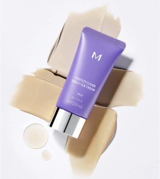 MISSHA M Perfect Cover Serum BB Cream - Ošetrujúci BB krém s UV ochranou - Odtieň: No.27 / Honey Beige