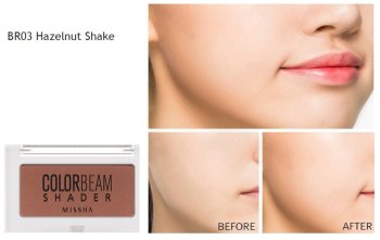 MISSHA Colorbeam Shader (Hazelnut Shake) - Stínovací tvářenka