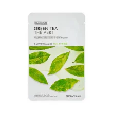 THE FACE SHOP Real Nature Face Mask Green Tea – Hydratačná a spevňujúca plátená maska