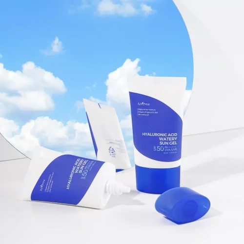 ISNTREE Hyaluronic Acid Watery Sun Gél Set - Sada hydratačných opaľovacích gélov