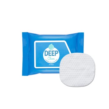 A'PIEU Deep Clean Lip & Eye Remover Pad – Embosované čistiace pleťové tampóny