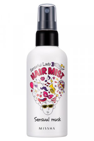 MISSHA Senseful Lady Hair Mist (Sensual Musk) - Osviežujúci sprej na vlasy s kvetinovou vôňou pižma