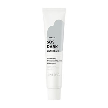 MISSHA SOS Dark Correct Clay Mask – Smývatelná pleťová maska s revitalizačním účinkem