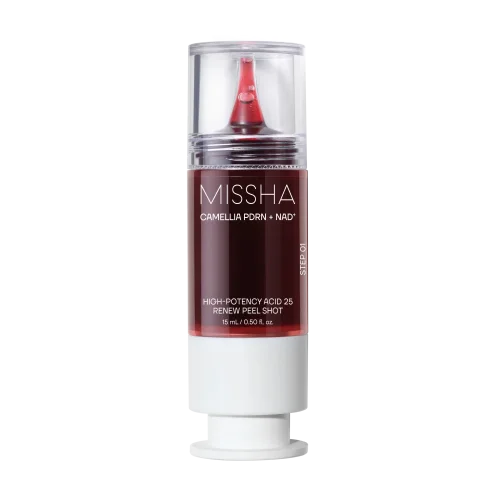MISSHA PDRN NAD+ High-Potency Acid Renew Peel Shot 25 - Intenzivní exfoliační peeling s PDRN a NAD+
