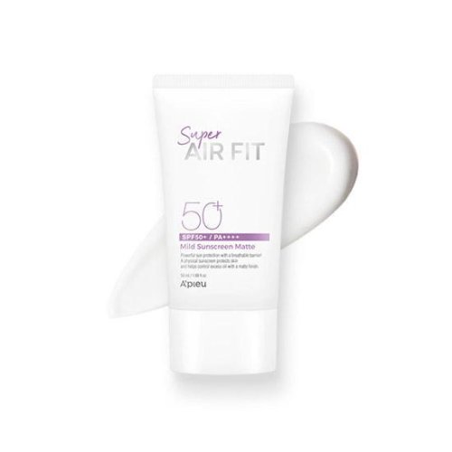 A'PIEU Super Air Fit Mild Sunscreen Matte SPF 50+/PA++++ - Ochranný matující krém