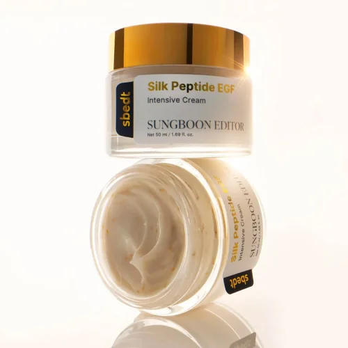 SUNGBOON EDITOR Silk Peptide EGF Intensive Cream - Intenzivní pleťový krém s hedvábnými peptidy a EGF