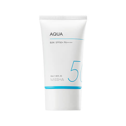 MISSHA All Around Safe Block Aqua Sun SPF 50+ PA++++ - Opaľovací gélový krém na každodenné použitie