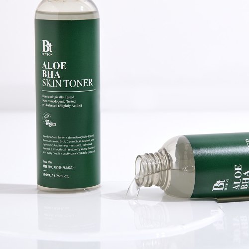 BENTON Aloe BHA Skin Toner - Upokojujúci exfoliačný toner s aloe vera a BHA
