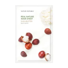 NATURE REPUBLIC Real Nature Sheet Mask Shea Butter - Hydratační a vyživující plátýnková maska