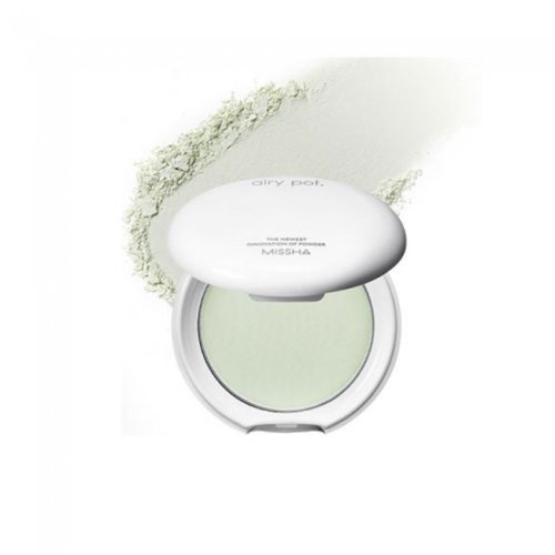 MISSHA Airy Pot Pressed Powder - Voděodolný kompaktní pudr [Mint]
