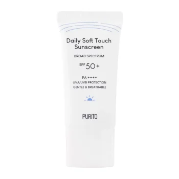 PURITO Daily Soft Touch Sunscreen SPF50+/PA++++ - Ochranný SPF krém s ceramidmi pre mastnú a zmiešanú pleť
